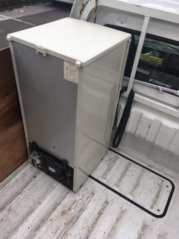彦根市本町で冷蔵庫、洗濯機など軽トラック1台分の不用品回収　施工事例紹介
