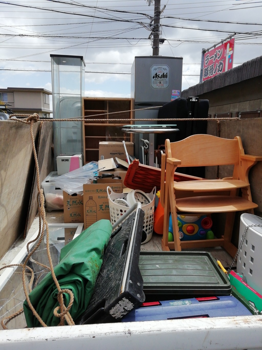 【伊勢原市】2tトラック一台分の不用品回収処分のご依頼 お客様の声