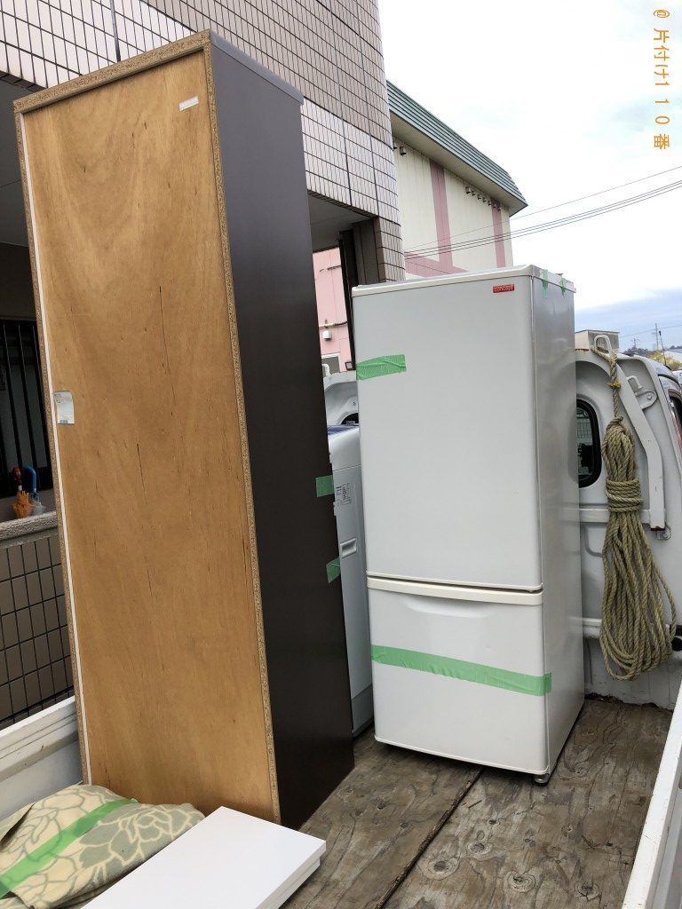 【甲賀市水口町】冷蔵庫、洗濯機、食器棚の回収・処分ご依頼