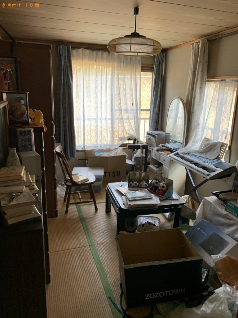 【鶴ヶ島市】シングルベッド、テーブル、椅子、タンス等の回収・処分