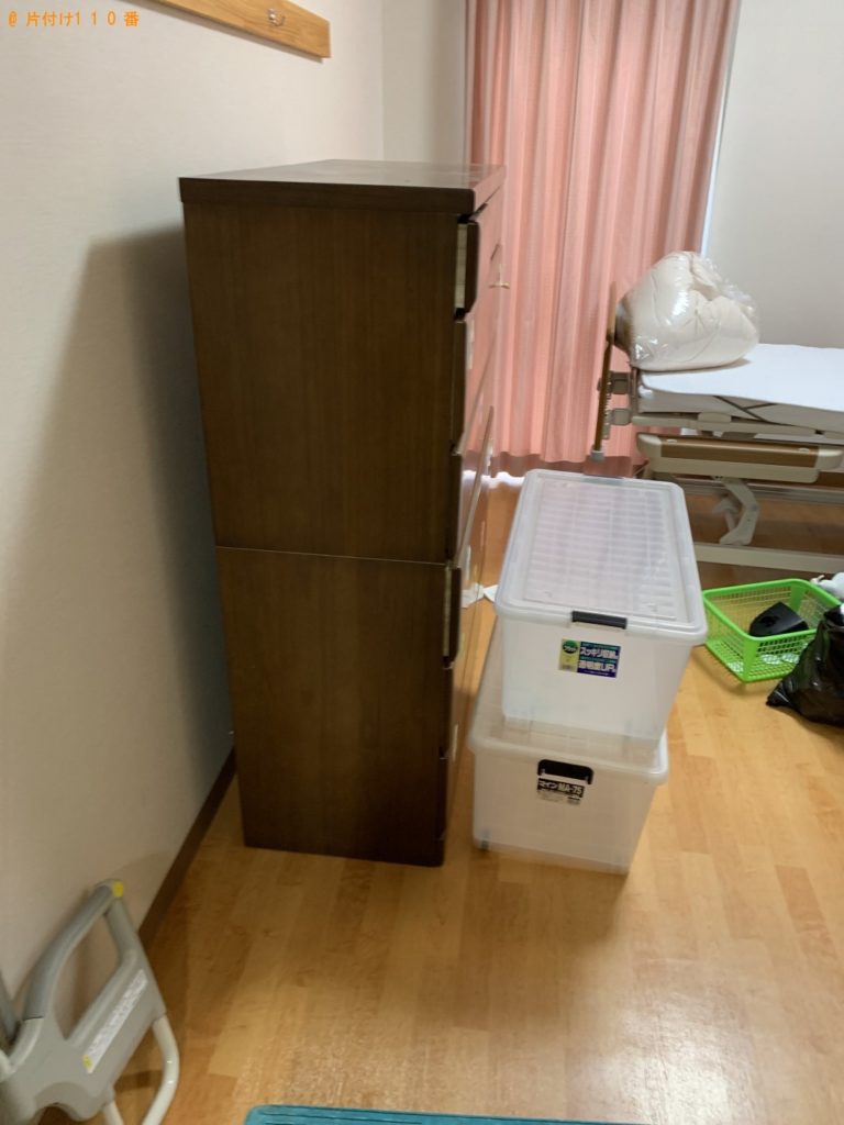 【秩父市】タンス、カラーボックス、衣装ケース等の回収・処分