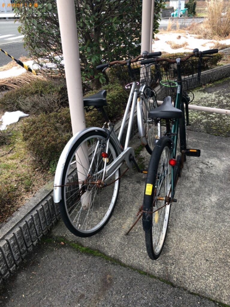 【高島市】自転車の回収・処分ご依頼　お客様の声