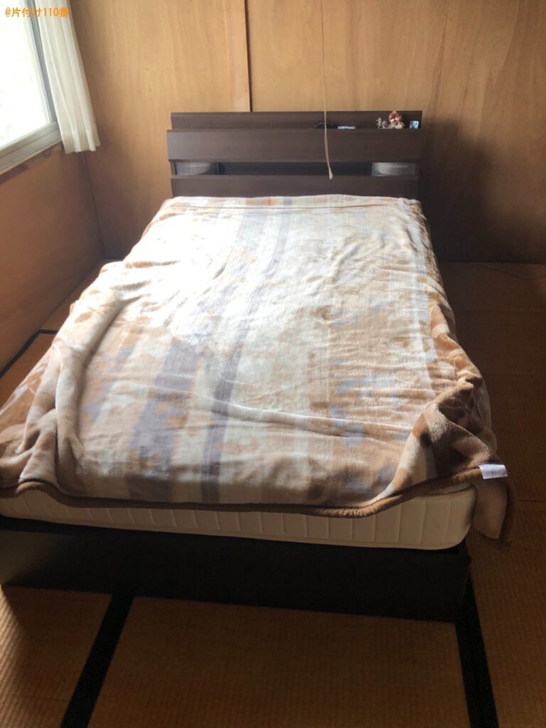 【大津市】マットレス付きベッド、布団の回収・処分ご依頼