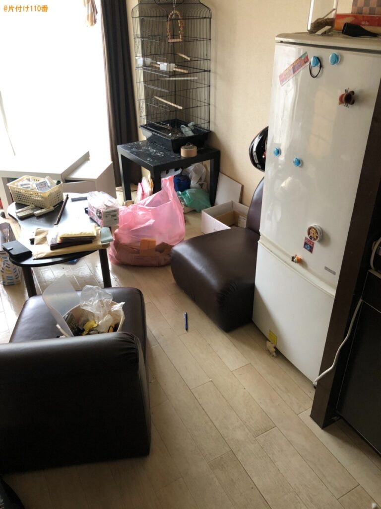 【栗東市】冷蔵庫、カーペット、コーナーソファー、一般ごみ等の回収