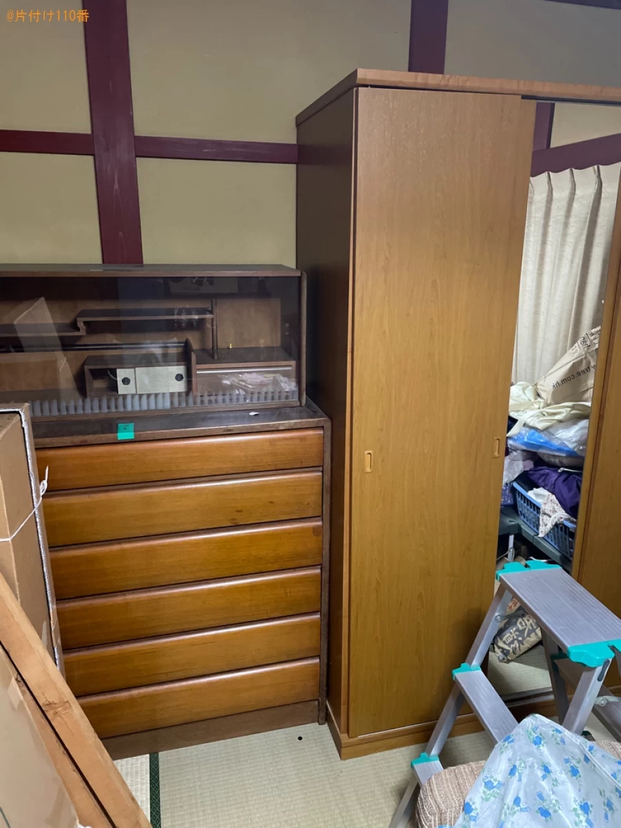 【近江八幡市加茂町】カラーボックス、タンス、電子ピアノ等の回収