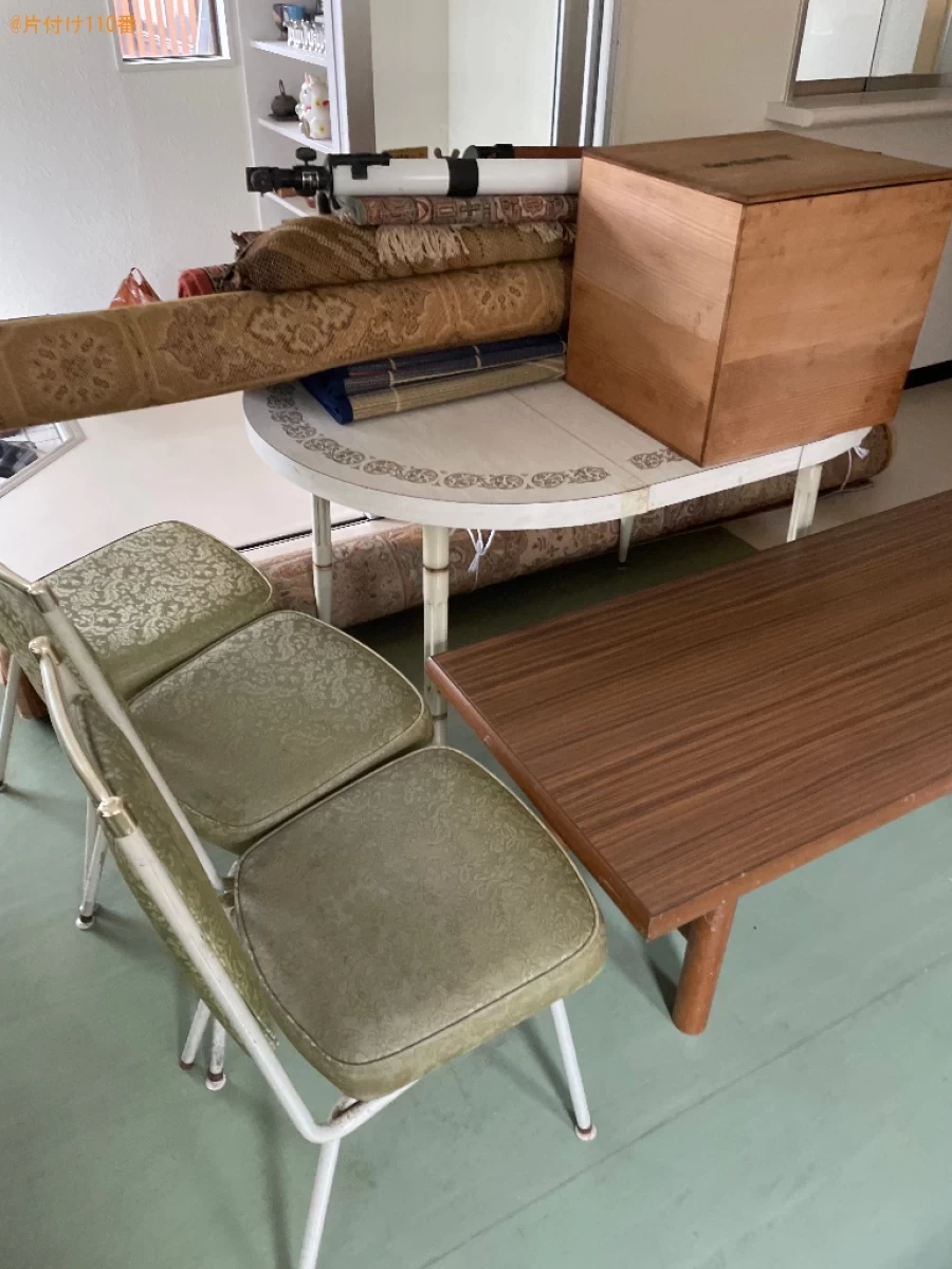 【高島市】ローテーブル、椅子、茶箪笥等の回収・処分ご依頼