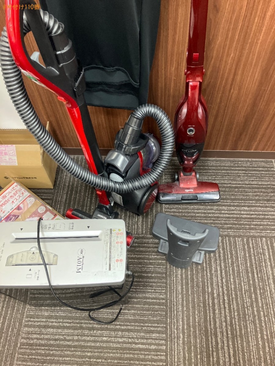 【野洲市】掃除機、シュレッターの回収・処分ご依頼　お客様の声