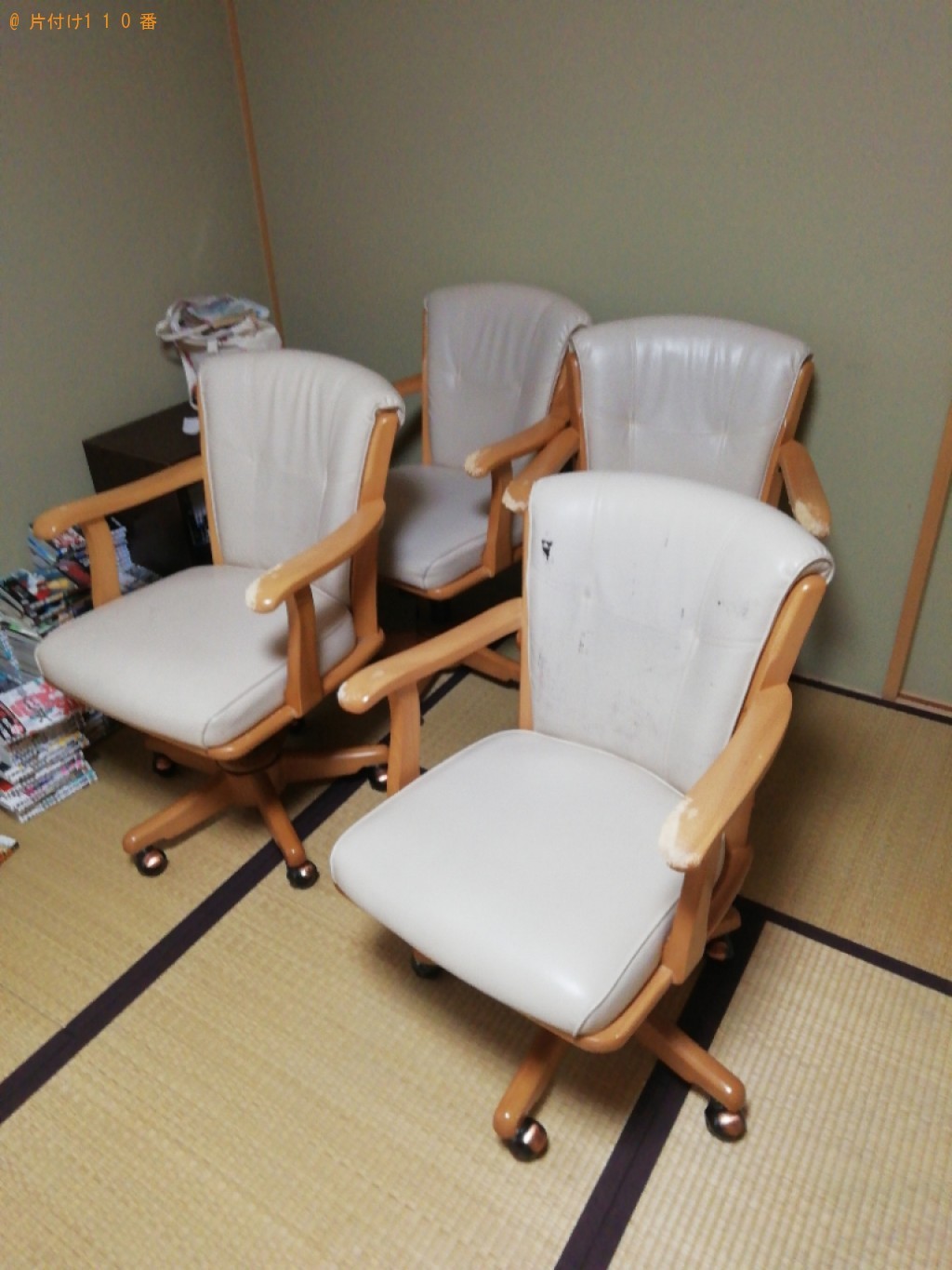 【大津市】タンス、石油ストーブ、ホットカーペット、椅子等の回収