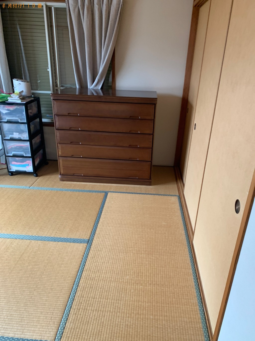 【大津市】電子ピアノ、タンスの回収・処分ご依頼　お客様の声
