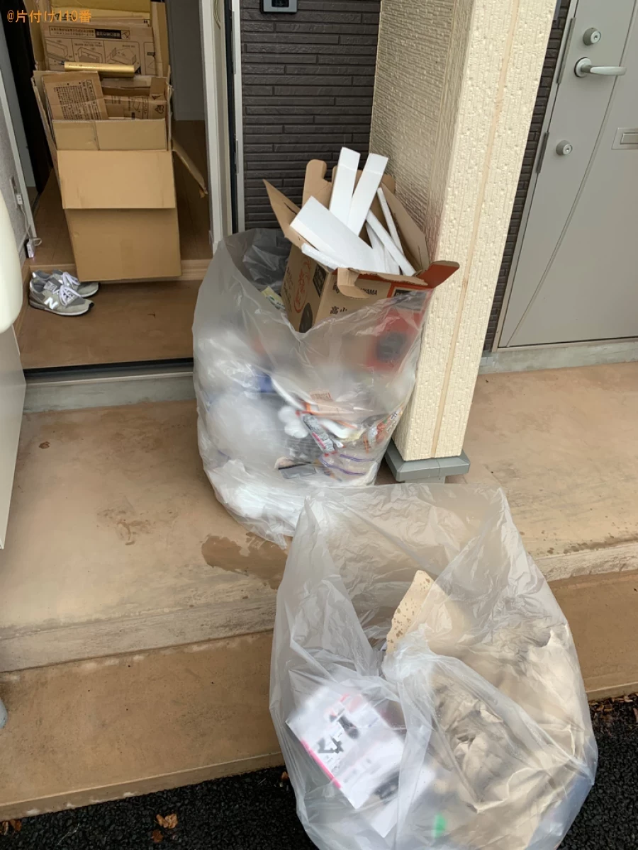 段ボール、発泡スチロール、一般ごみの回収・処分ご依頼　お客様の声