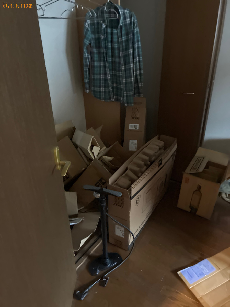 【守山市】大量のダンボールの出張回収・処分ご依頼　お客様の声
